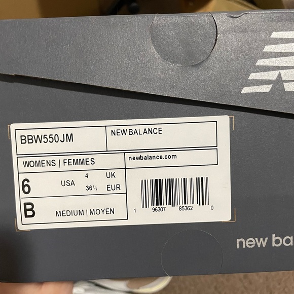 Women’s New Balance 550 White Tan Size US 6 - Picture 7 of 8